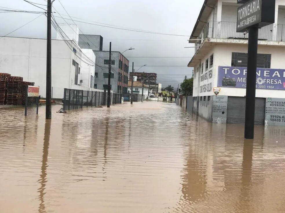 Alagamento em Palhoça
