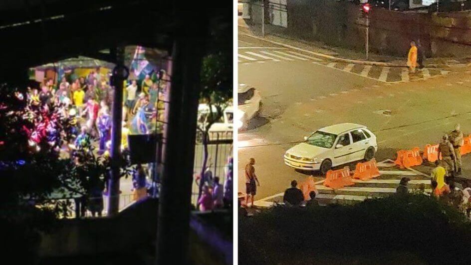 confusao batalhao em joinville