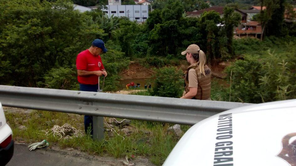 Cadáver estava no Ribeirão Itoupavas