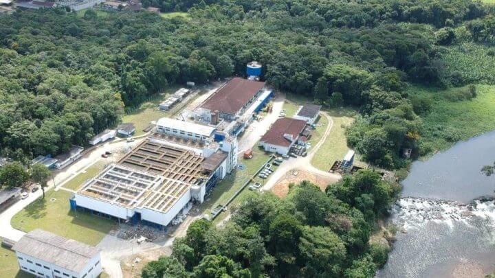Estação de tratamento do Cubatão: companhia mudou formato de gestão em 2019