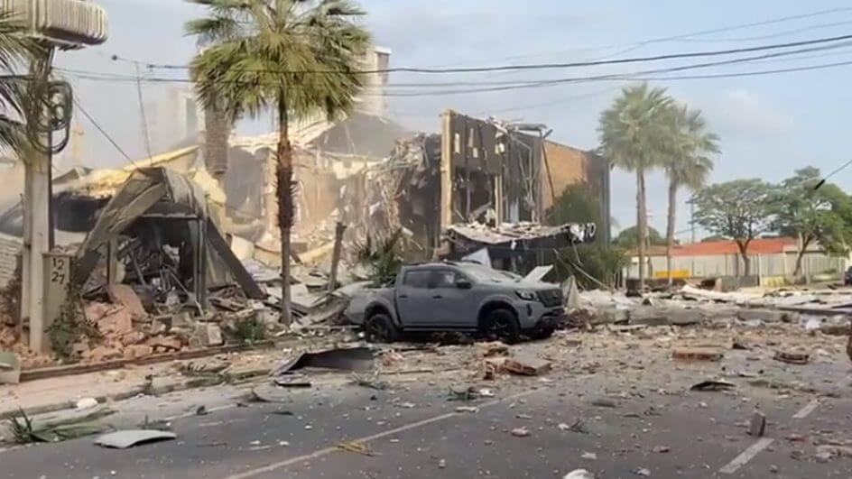 Explosão restaurante Vasto