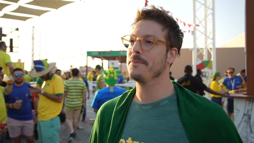 Fábio Porchat no Catar