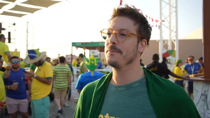 Fábio Porchat no Catar