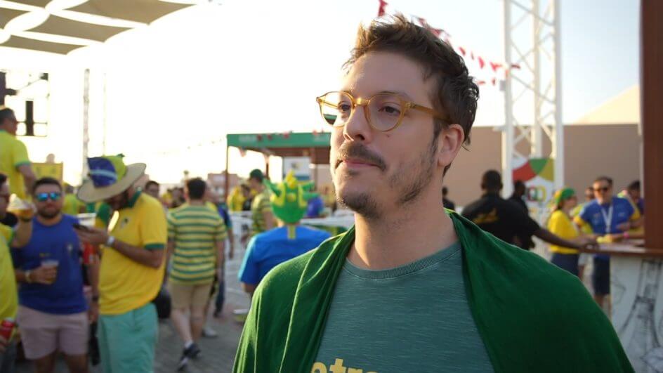 Fábio Porchat no Catar