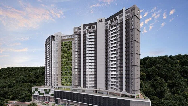 O espaço acompanha qualidade de vida, contato com o verde, equilíbrio e sustentabilidade