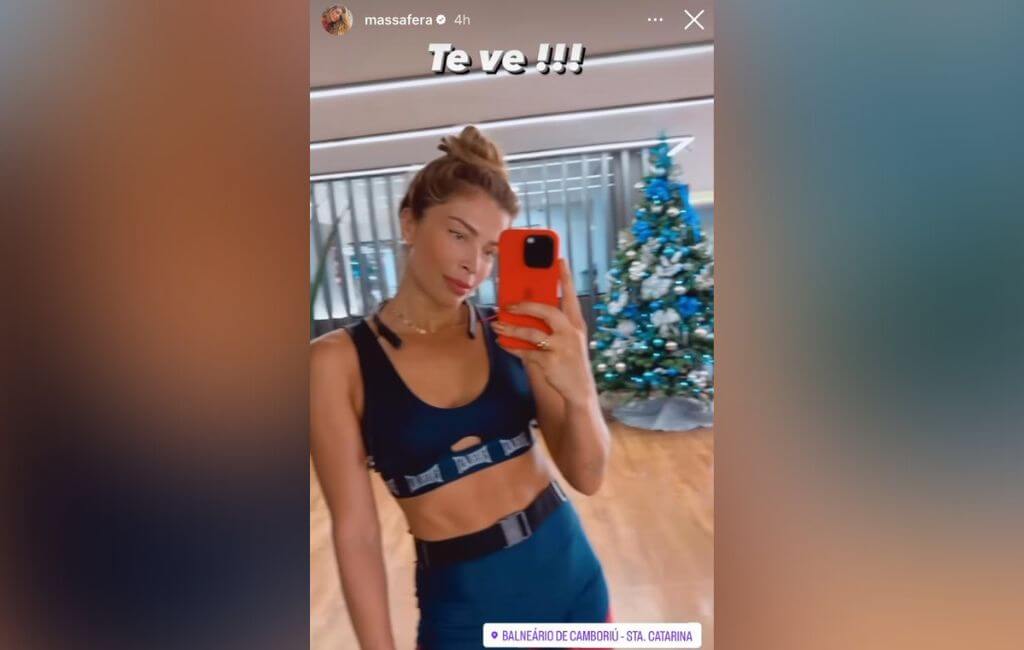 Grazi postou vídeo nos stories do Instagram