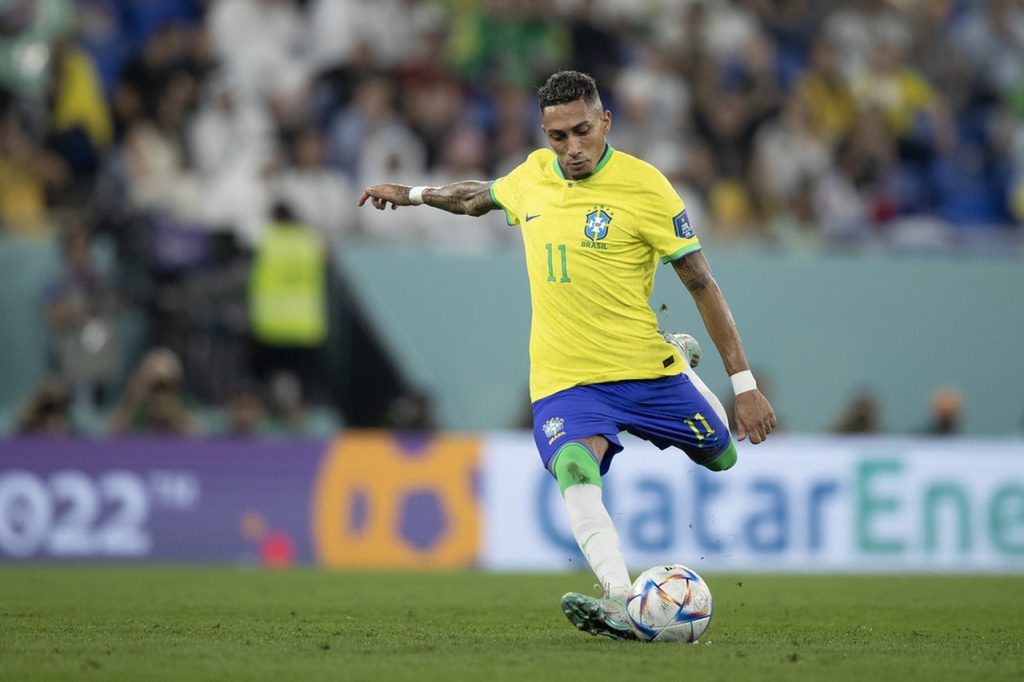 Raphinha se pronuncia sobre eliminação do Brasil na Copa