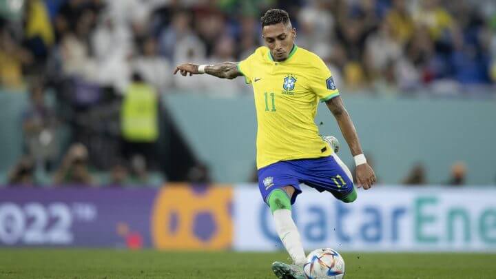 Raphinha se pronuncia sobre eliminação do Brasil na Copa