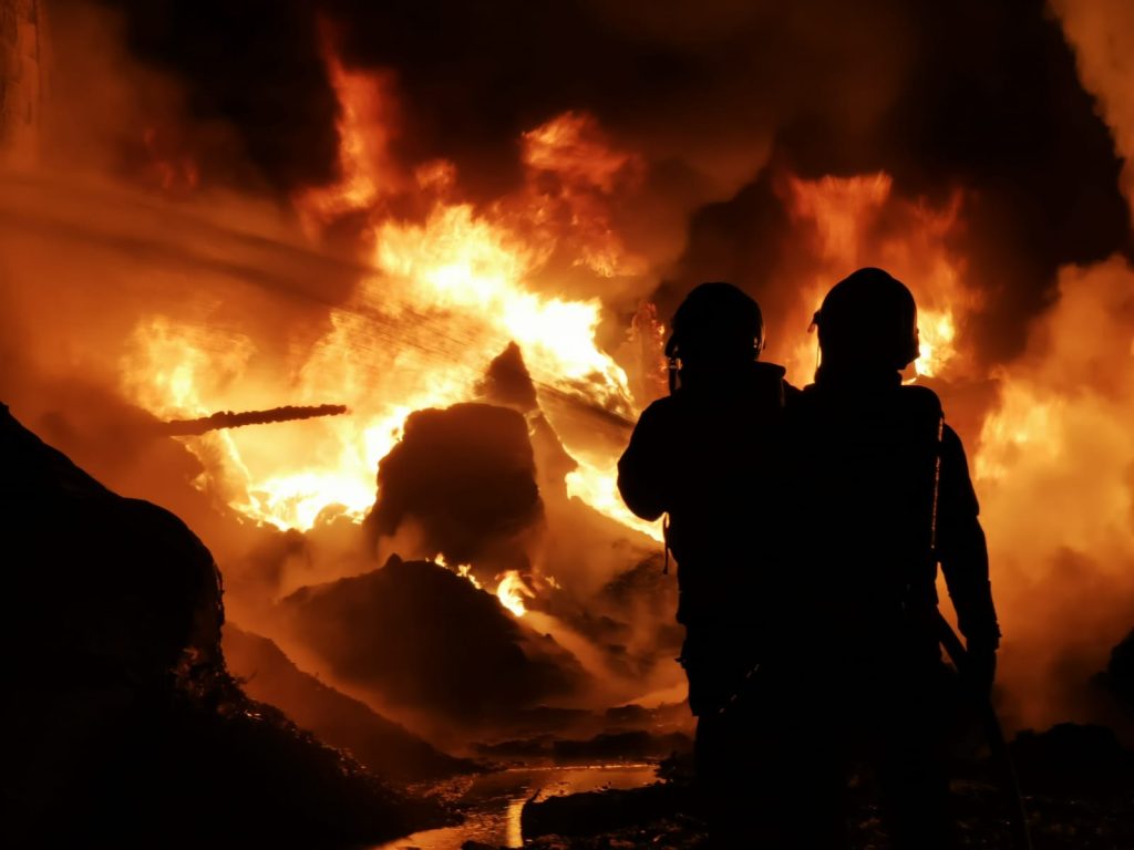 Incêndio fábrica em Palhoça