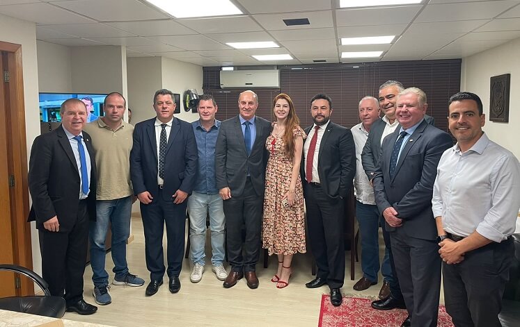 Bancada do PL com deputado Ze Milton