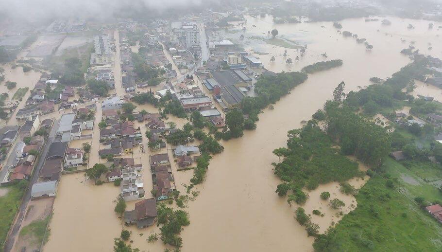 São João Bastista é uma das cidades afetadas pela chuva