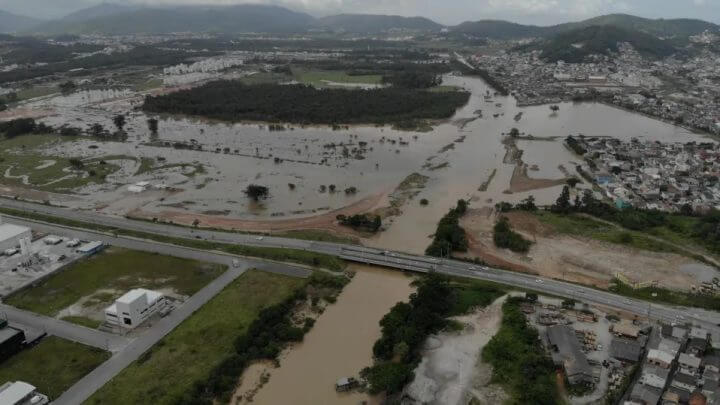 São José alagada