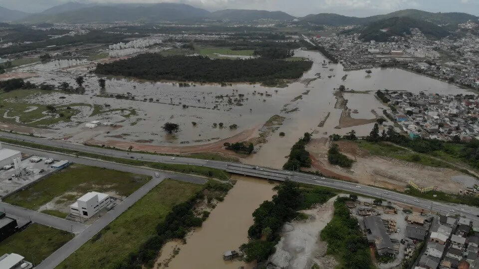 São José alagada