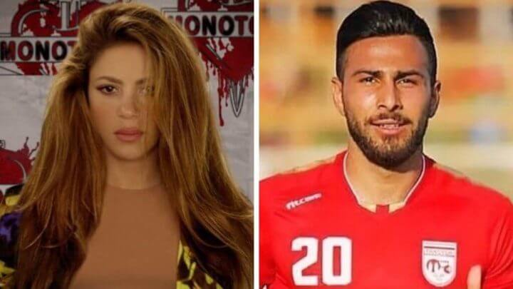 Shakira e jogador