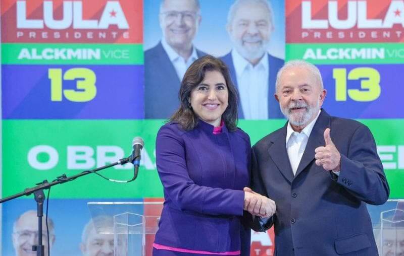 Tebet apoiou Lula durante a campanha