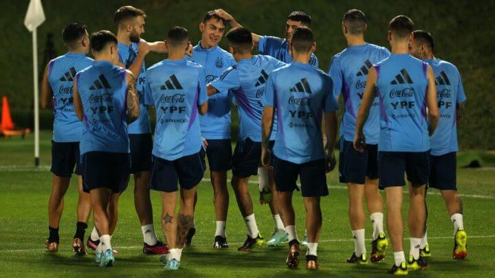 Argentina inicia preparação para final da Copa do Mundo contra a França