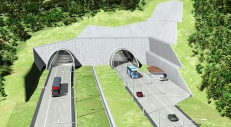 Projeto do túnel do Morro dos Cavalos, na BR-101, em Palhoça