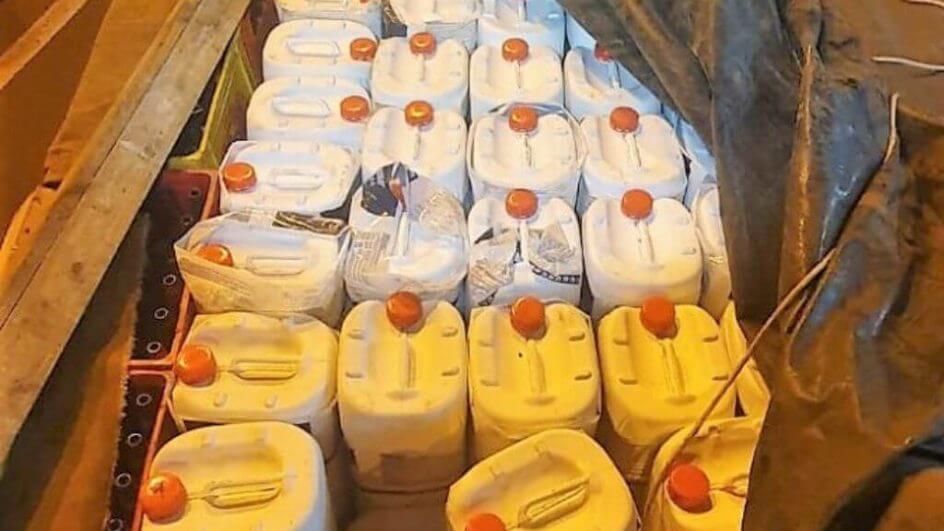 agrotóxico apreendido em Xanxerê