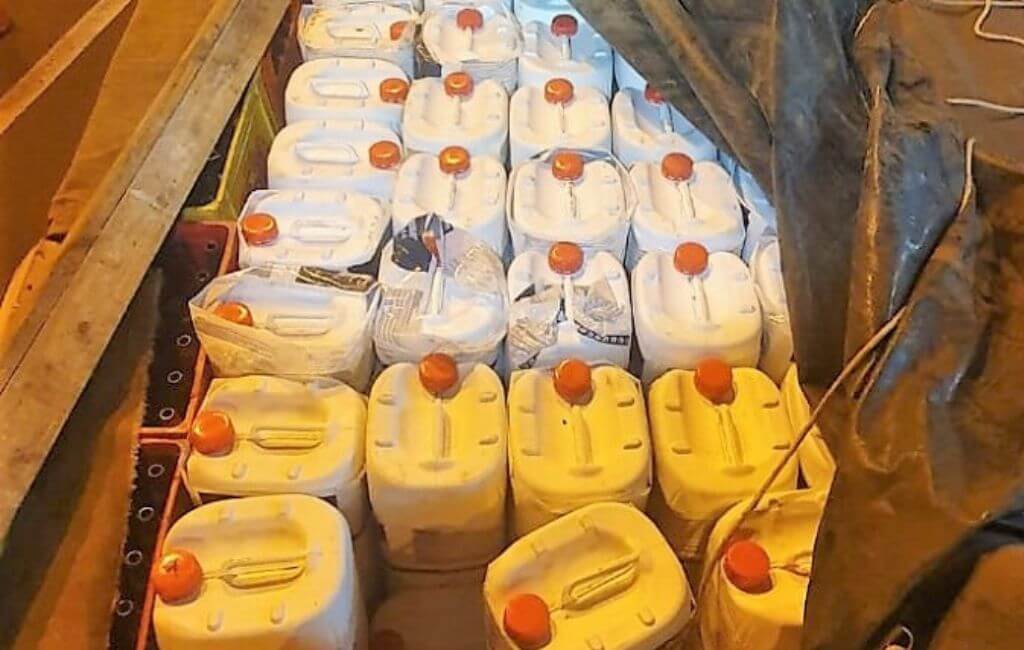 agrotóxico apreendido em Xanxerê