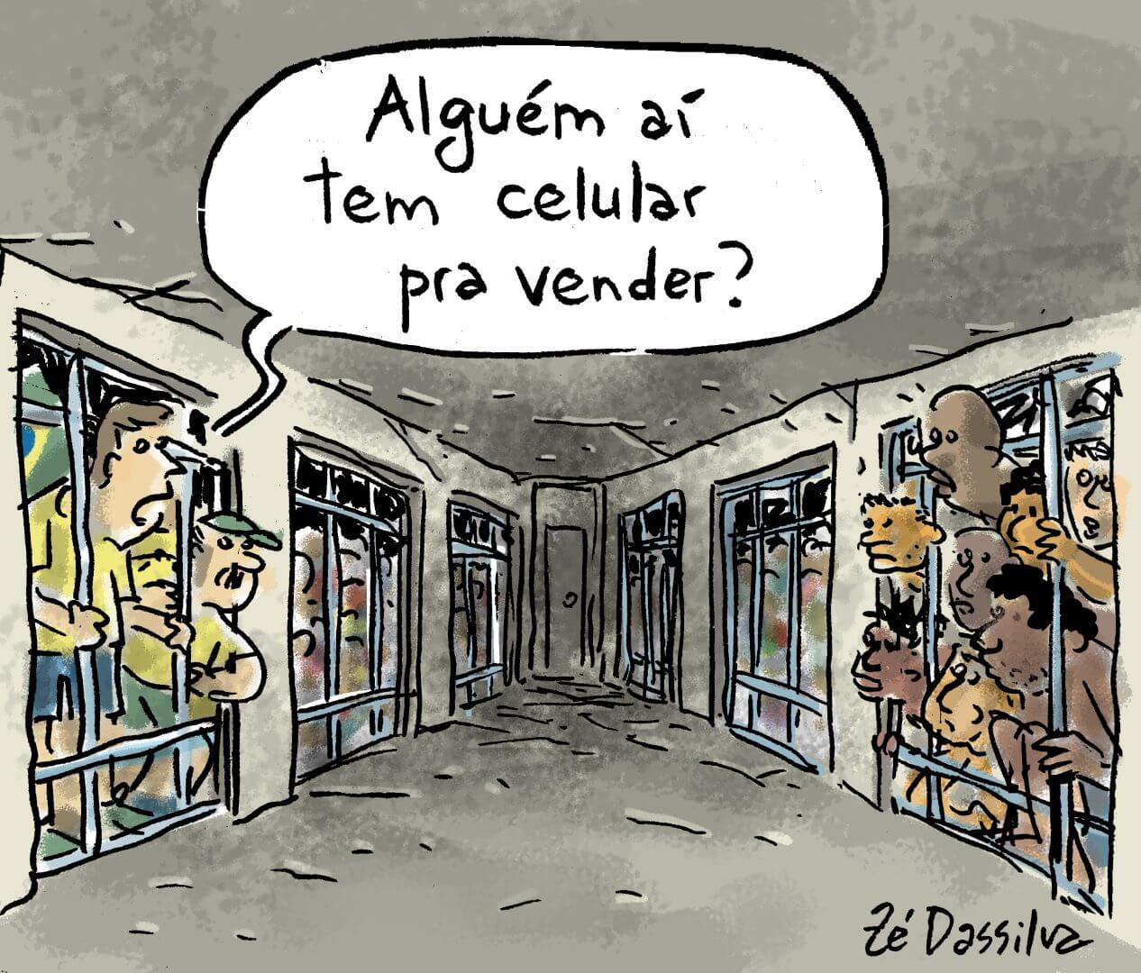 Charge do Zé Dassilva: Na Papuda