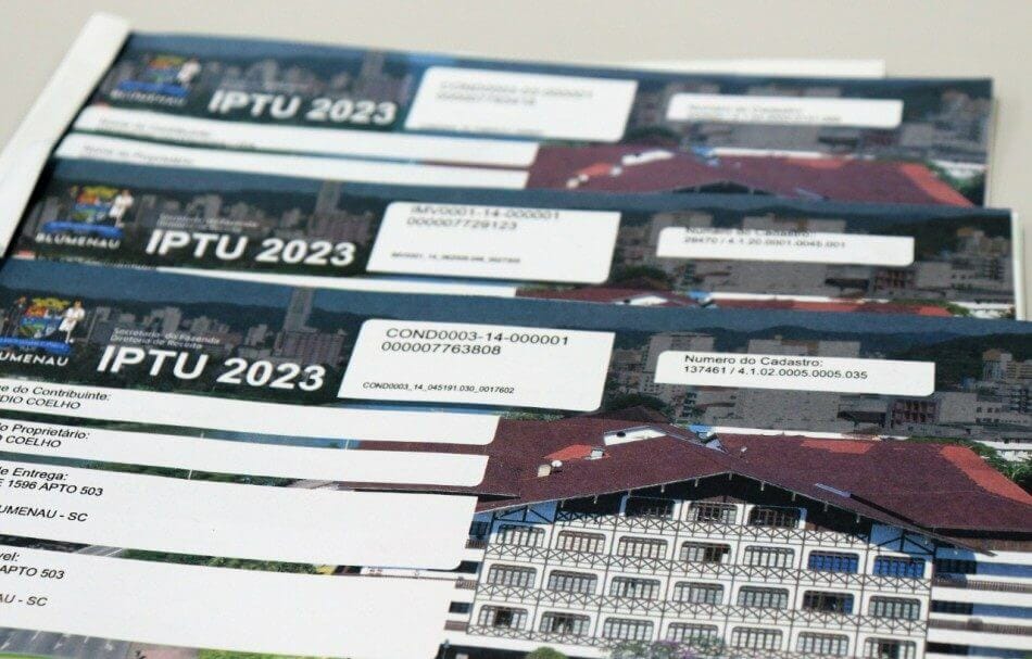 Carnês do IPTU