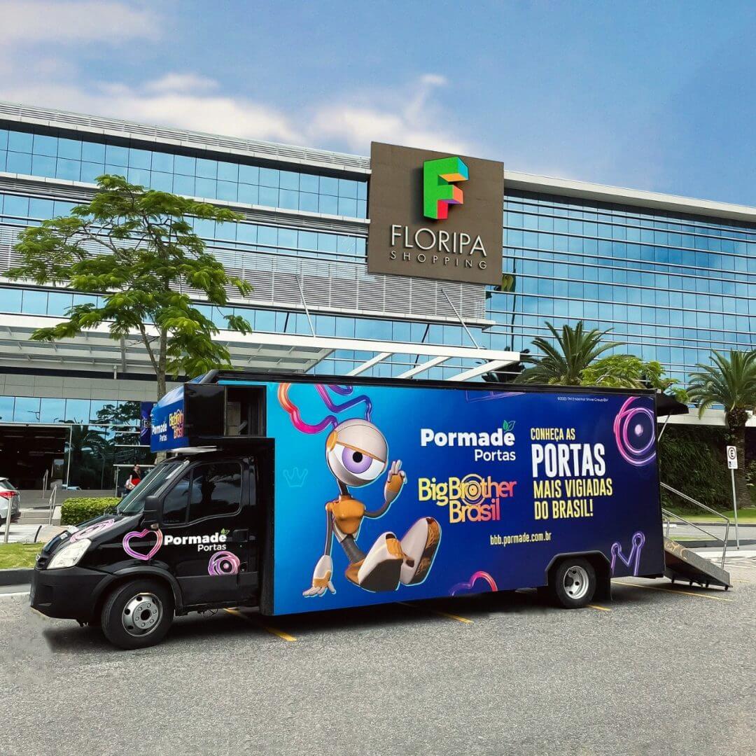 Caminhão poderá ser visitado até a quarta, dia 18 de janeiro.