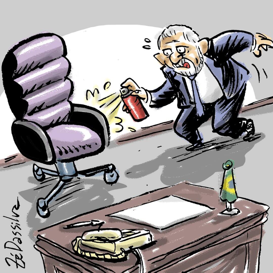 Charge do ZéDassilva Cadeira presidencial