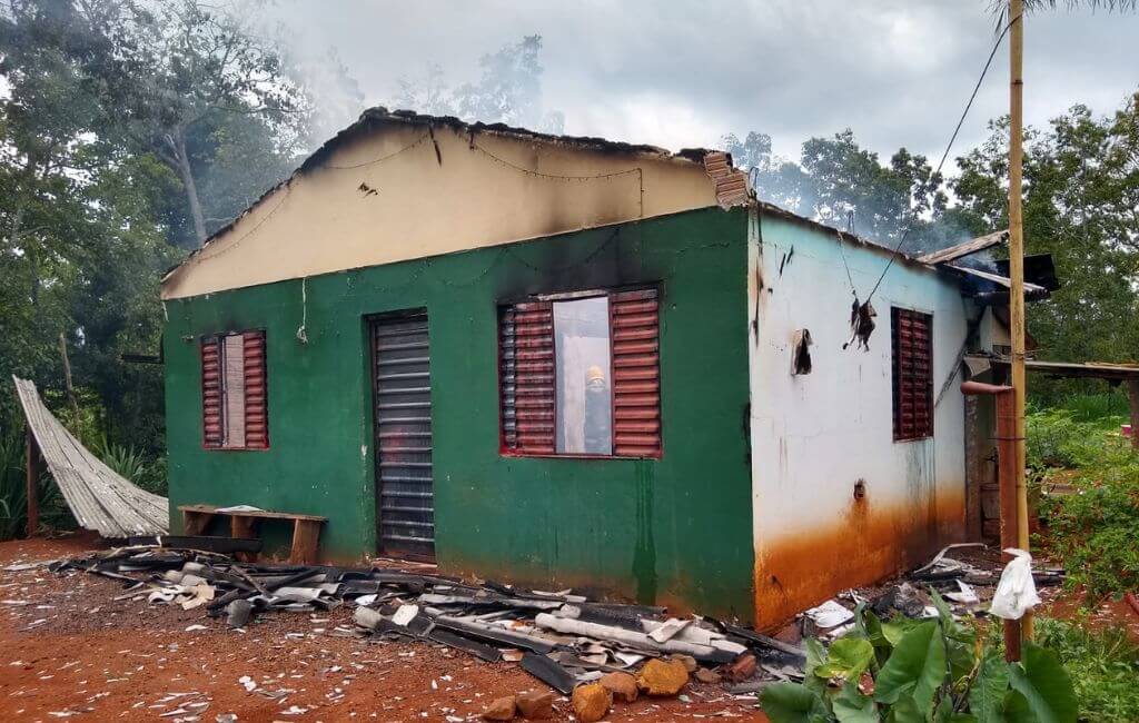 Incêndio casa
