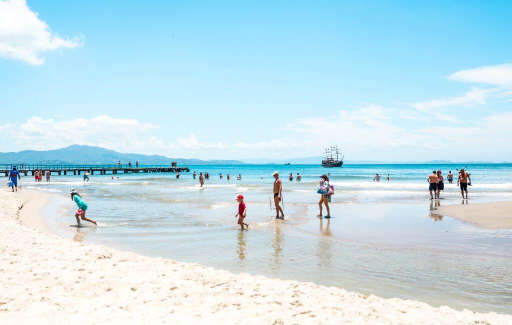 Tempo bom na praia