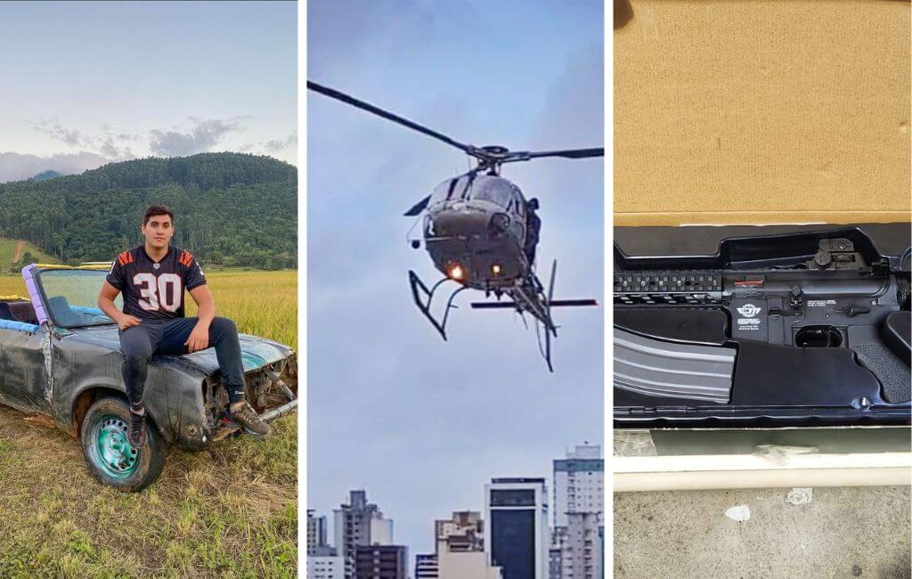 "Falso crime" mobilizou diversas viaturas e até o helicóptero da Polícia Militar