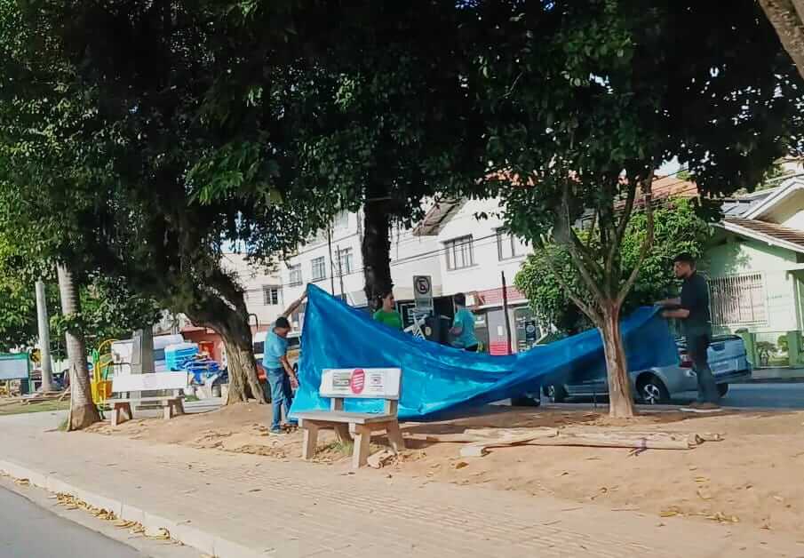 acampamento bolsonarista em blumenau