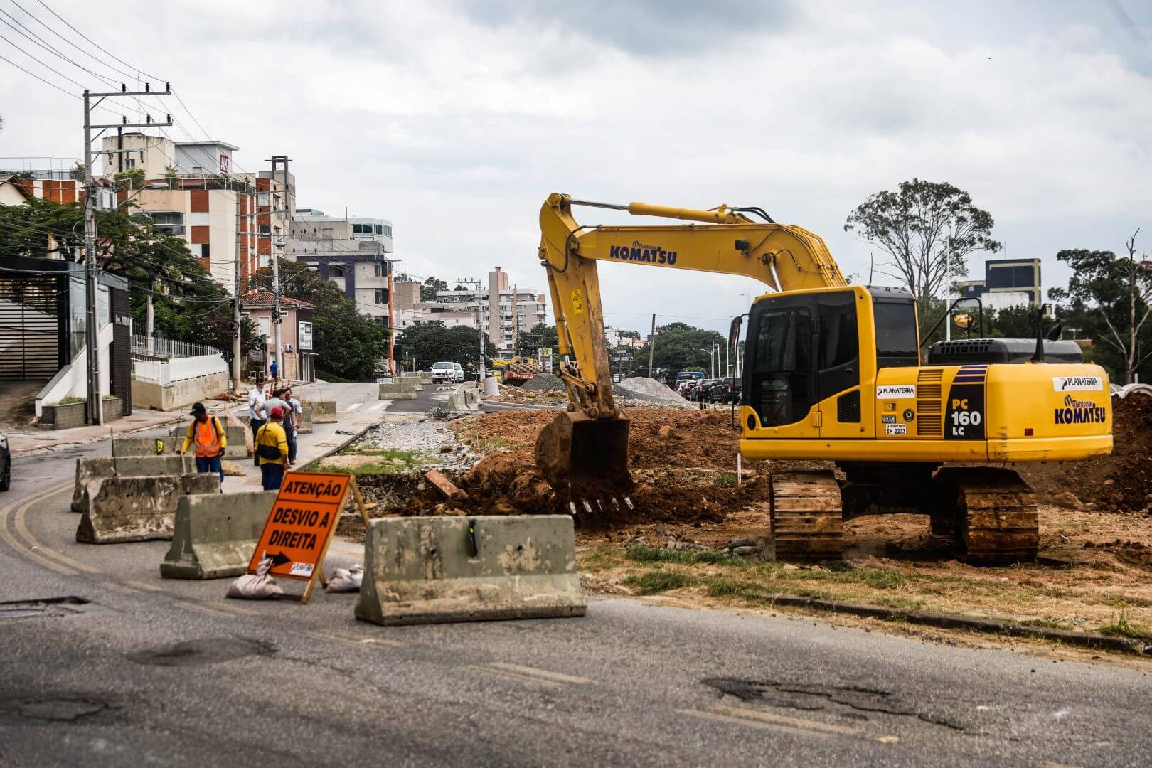 Obras na Edu Vieira promovem mudanças no trânsito