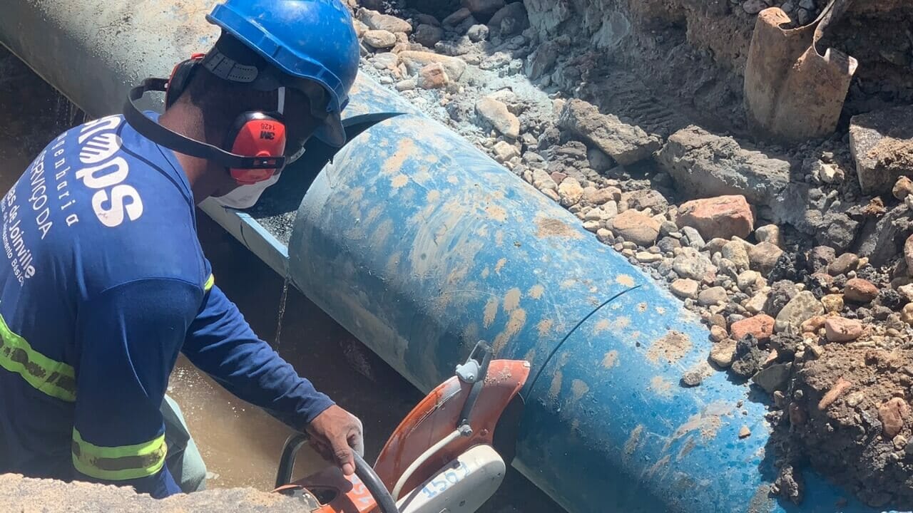 Trecho em que será feito o reparo compromete o abastecimento em três ruas