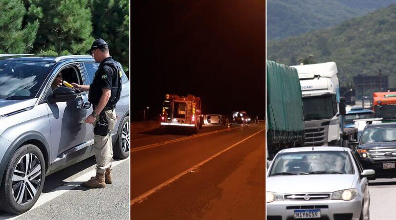 PRF em operação/Acidente com morte na BR-116/Trânsito na BR-101