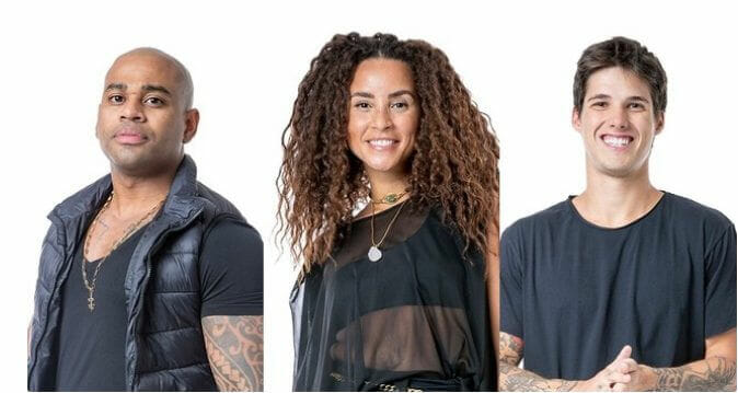 Cezar, Domitila e Gabriel estão no paredão