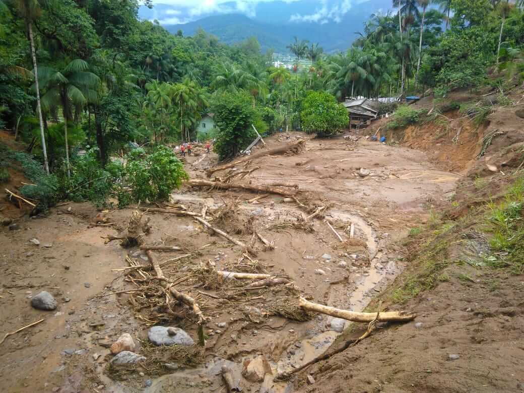 Temporal deixou rastros de destruição na cidade de Rodeio, em janeiro deste ano