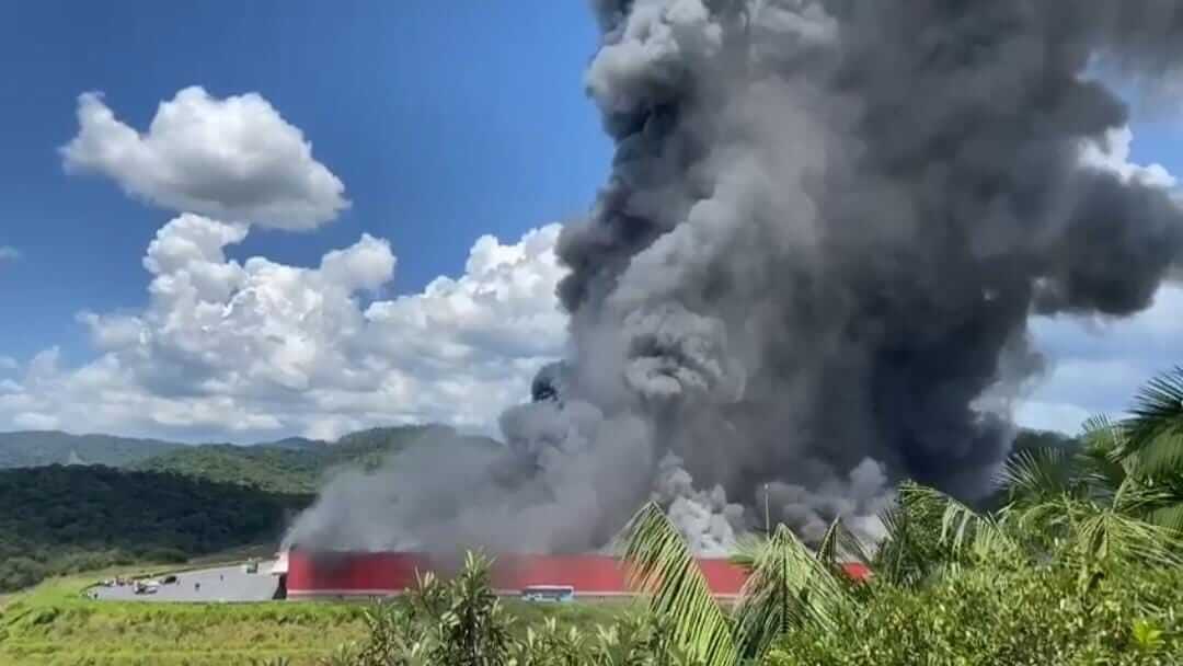 Incêndio atingiu a Fischer, em Brusque