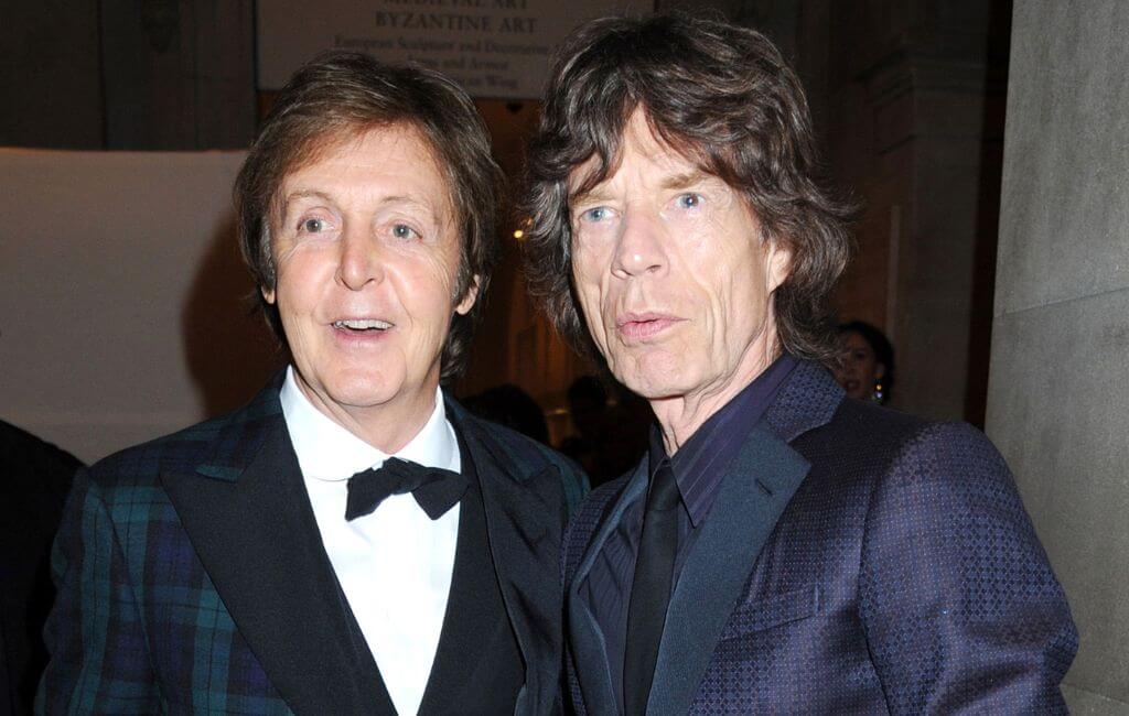 Paul McCartney e Mick Jagger