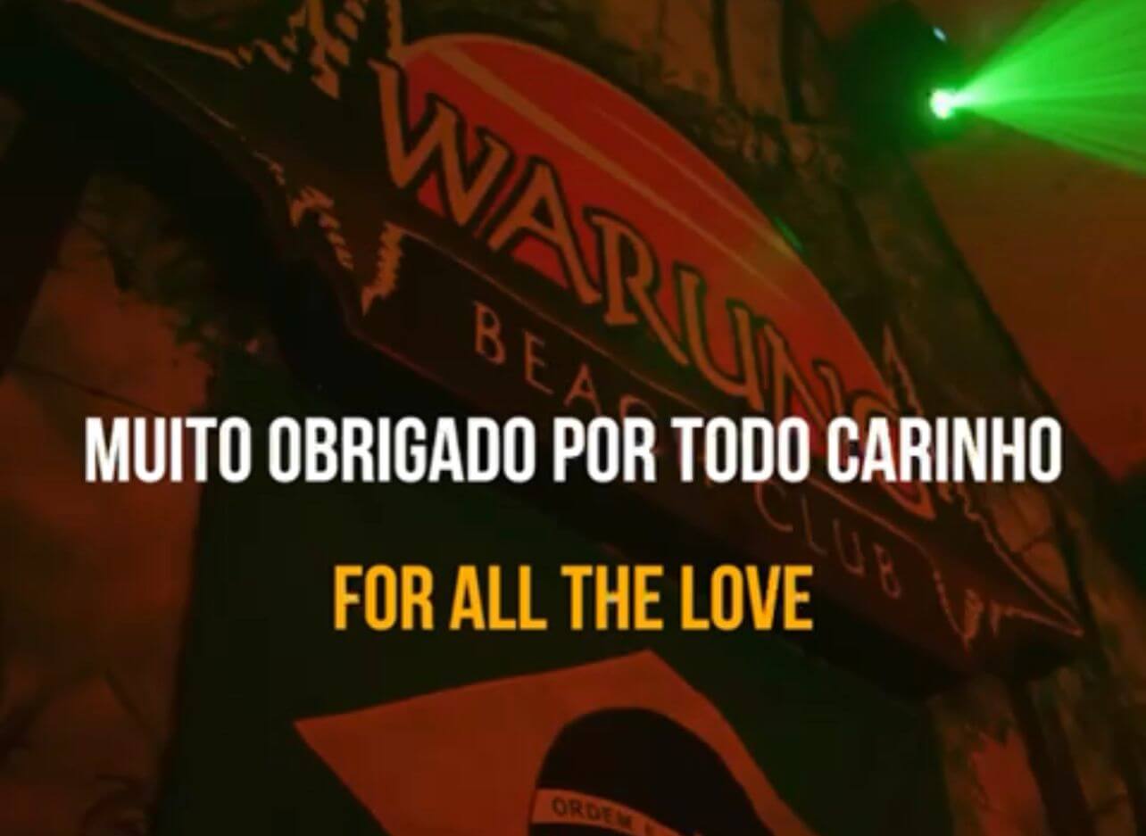 Warung divulga vídeo agradecendo carinho dos fãs; assista