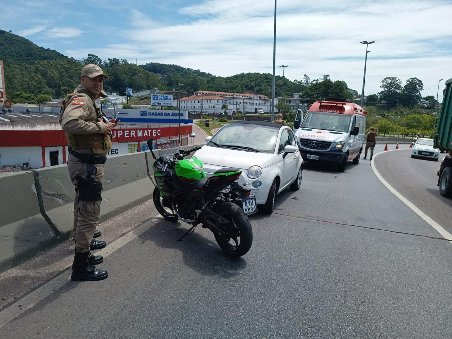 Motociclista não resistiu aos ferimentos e morreu no local