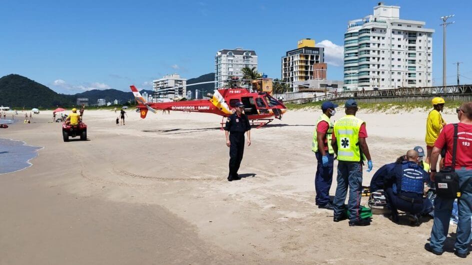 Equipe do helicóptero Arcanjo chegou a atuar na ocorrência