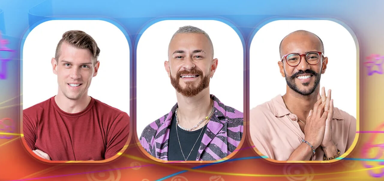 Cristian, Fred e Ricardo disputam quinto paredão do bbb