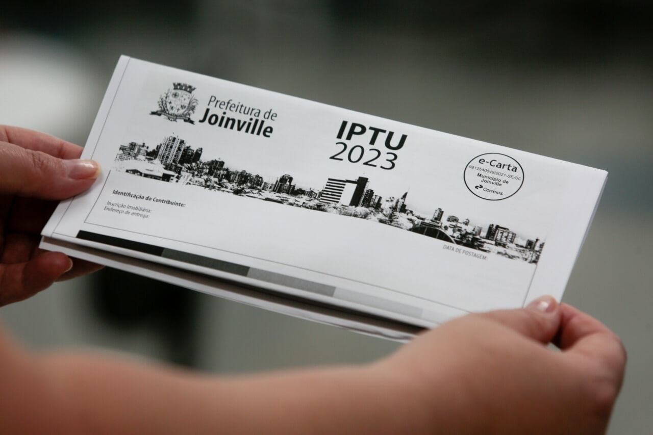 Para a cobrança do IPTU 2023, foram distribuídos 265 mil carnês