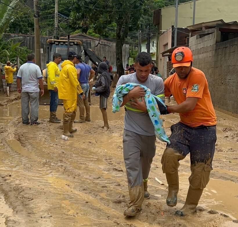 chuvas fortes em São Sebastião, São Paulo