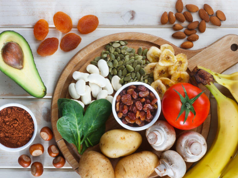 Banana, batata, cogumelo, feijão, abacate e outros alimentos ricos em potássio