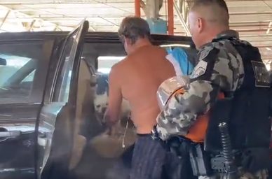 Homem foi encaminhado à delegacia para prestar esclarecimento