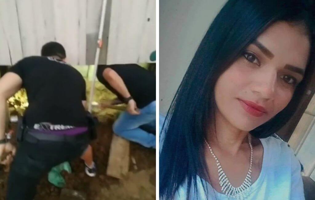 Jéssica estava enterrada sob a própria casa