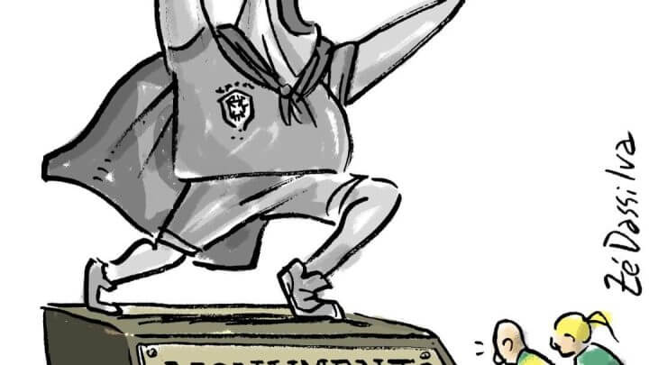 Charge do Zé Dassilva: Monumento