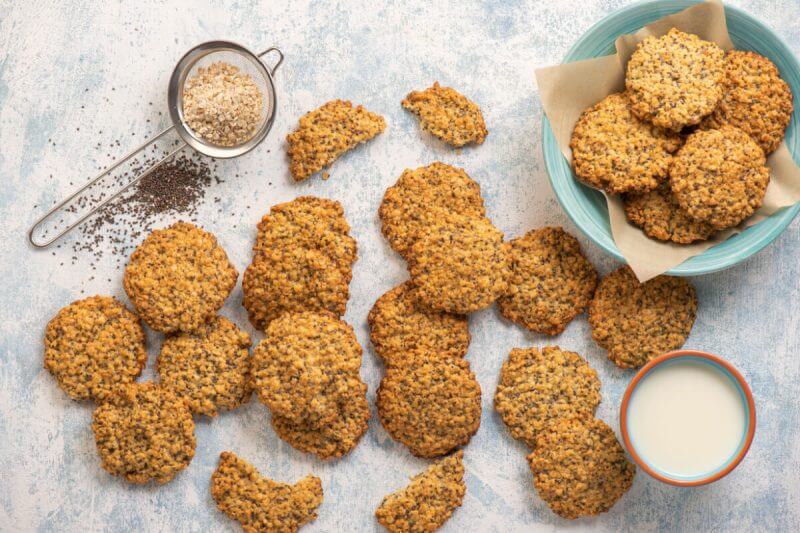 Biscoitinhos de chia