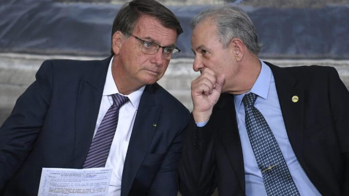 Bolsonaro e Bento Albuquerque